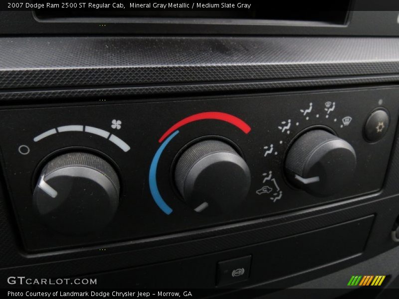 Controls of 2007 Ram 2500 ST Regular Cab