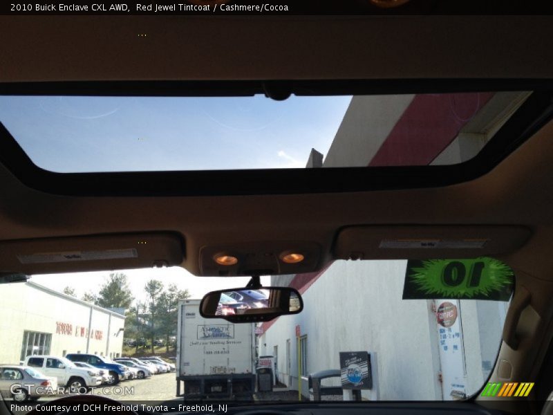 Red Jewel Tintcoat / Cashmere/Cocoa 2010 Buick Enclave CXL AWD