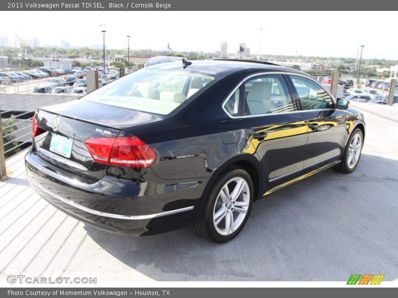 Black / Cornsilk Beige 2013 Volkswagen Passat TDI SEL