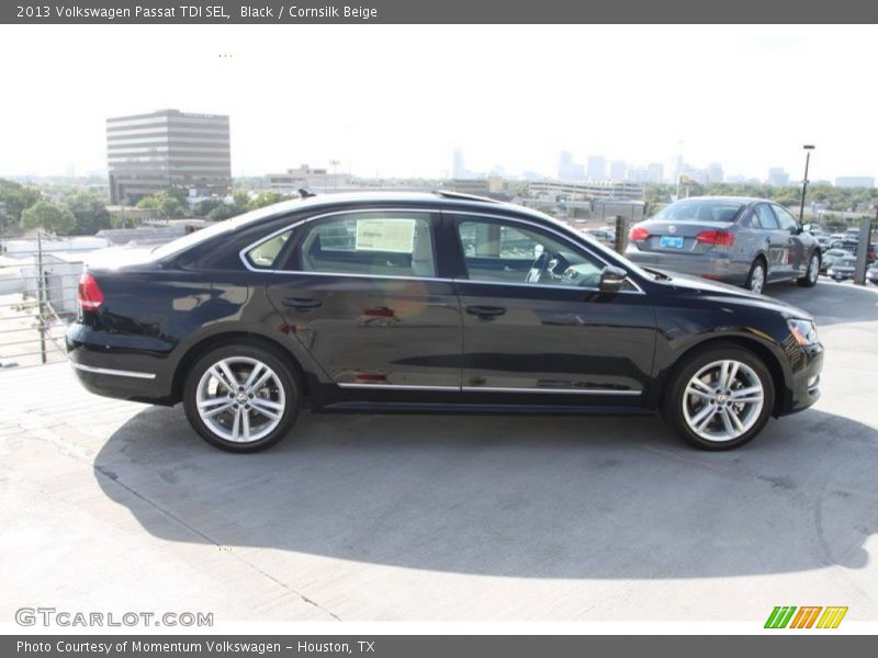 Black / Cornsilk Beige 2013 Volkswagen Passat TDI SEL