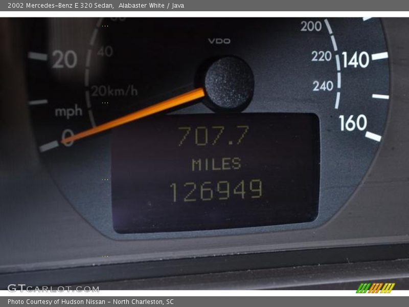 Alabaster White / Java 2002 Mercedes-Benz E 320 Sedan