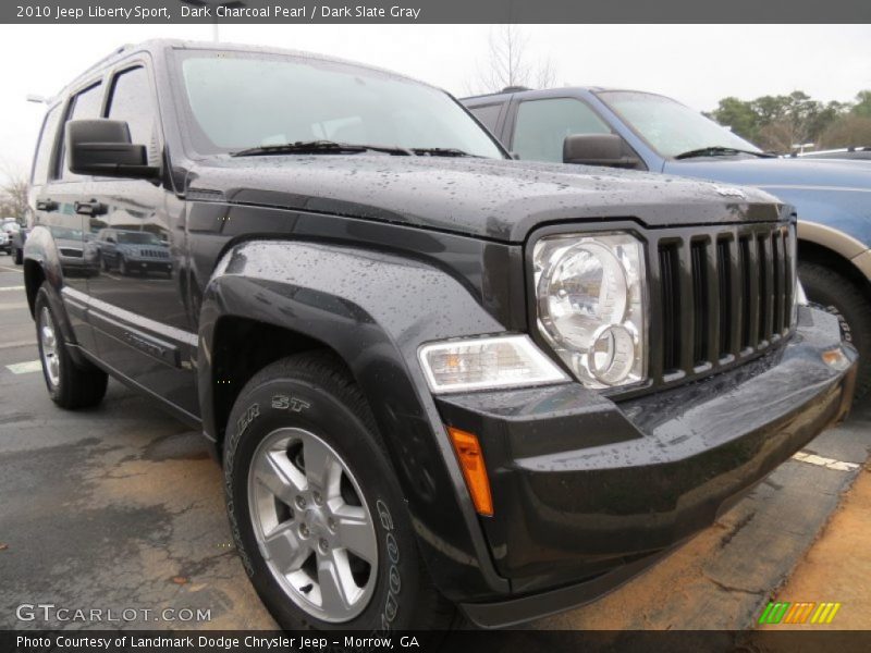 Dark Charcoal Pearl / Dark Slate Gray 2010 Jeep Liberty Sport