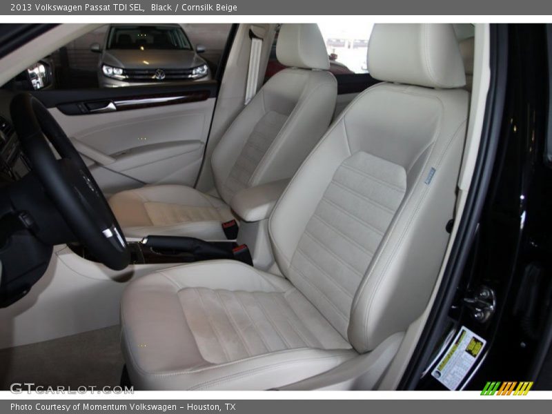 Black / Cornsilk Beige 2013 Volkswagen Passat TDI SEL