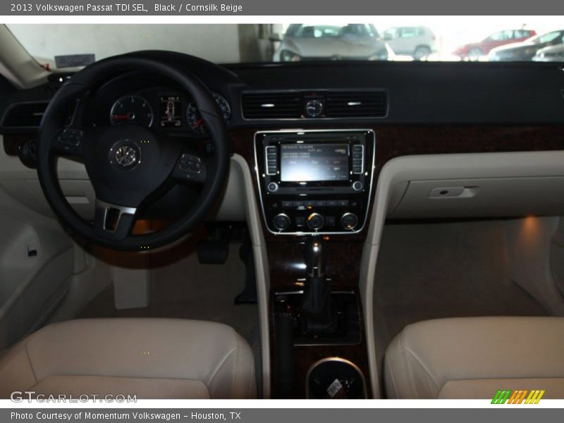 Black / Cornsilk Beige 2013 Volkswagen Passat TDI SEL