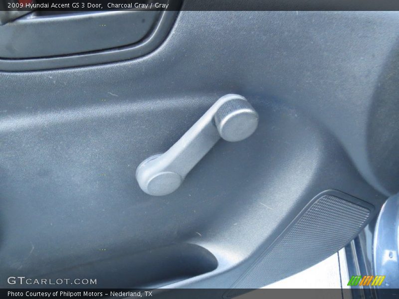 Charcoal Gray / Gray 2009 Hyundai Accent GS 3 Door
