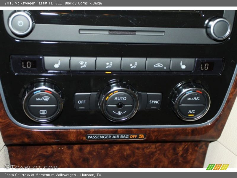 Black / Cornsilk Beige 2013 Volkswagen Passat TDI SEL