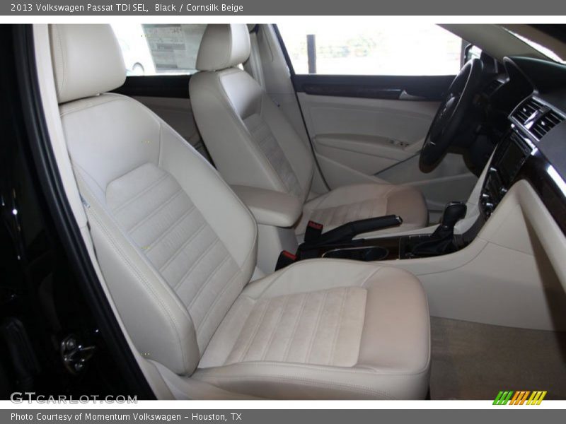 Black / Cornsilk Beige 2013 Volkswagen Passat TDI SEL