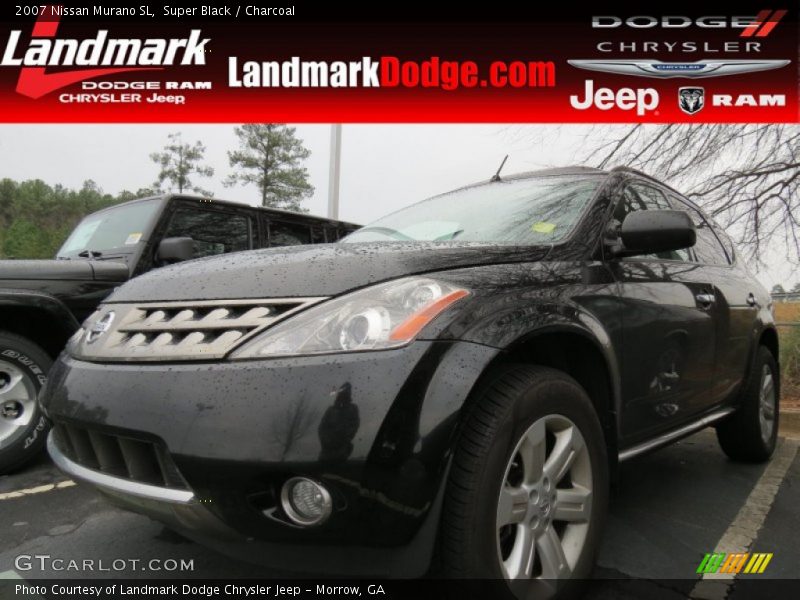 Super Black / Charcoal 2007 Nissan Murano SL