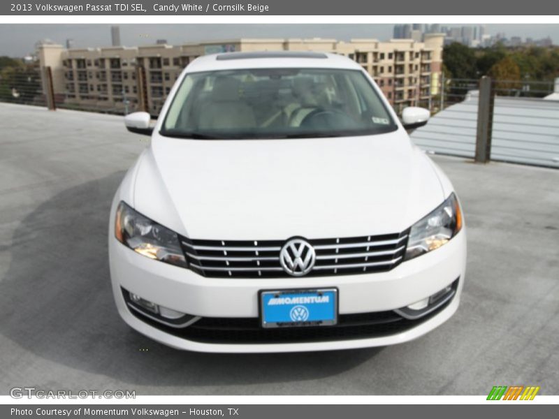 Candy White / Cornsilk Beige 2013 Volkswagen Passat TDI SEL