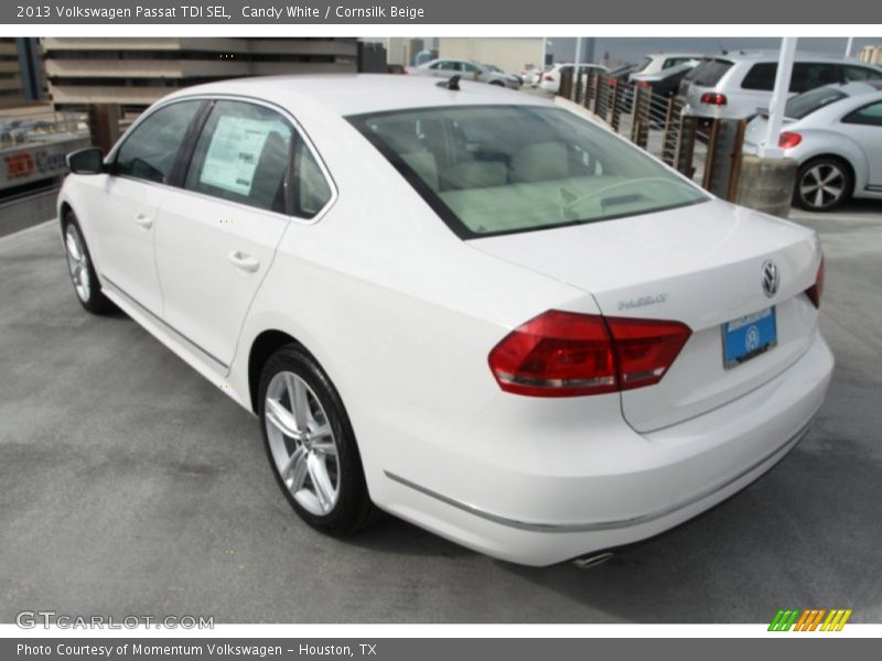 Candy White / Cornsilk Beige 2013 Volkswagen Passat TDI SEL