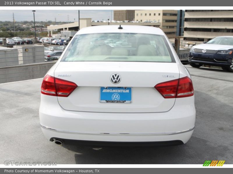 Candy White / Cornsilk Beige 2013 Volkswagen Passat TDI SEL