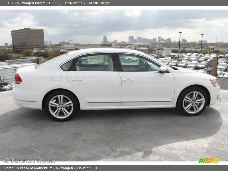 Candy White / Cornsilk Beige 2013 Volkswagen Passat TDI SEL