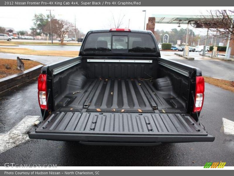 Super Black / Pro 4X Graphite/Red 2012 Nissan Frontier Pro-4X King Cab 4x4