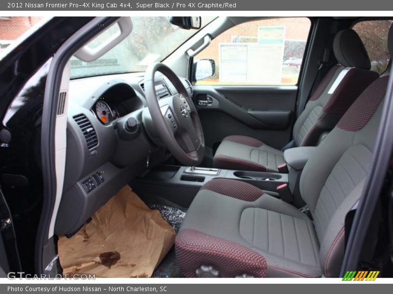  2012 Frontier Pro-4X King Cab 4x4 Pro 4X Graphite/Red Interior
