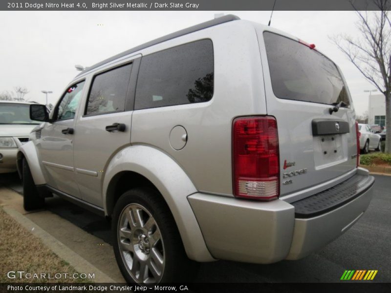 Bright Silver Metallic / Dark Slate Gray 2011 Dodge Nitro Heat 4.0