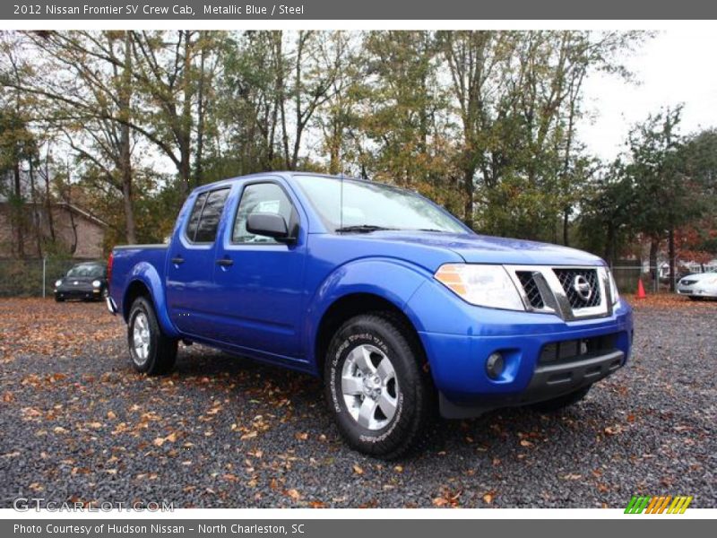 Metallic Blue / Steel 2012 Nissan Frontier SV Crew Cab