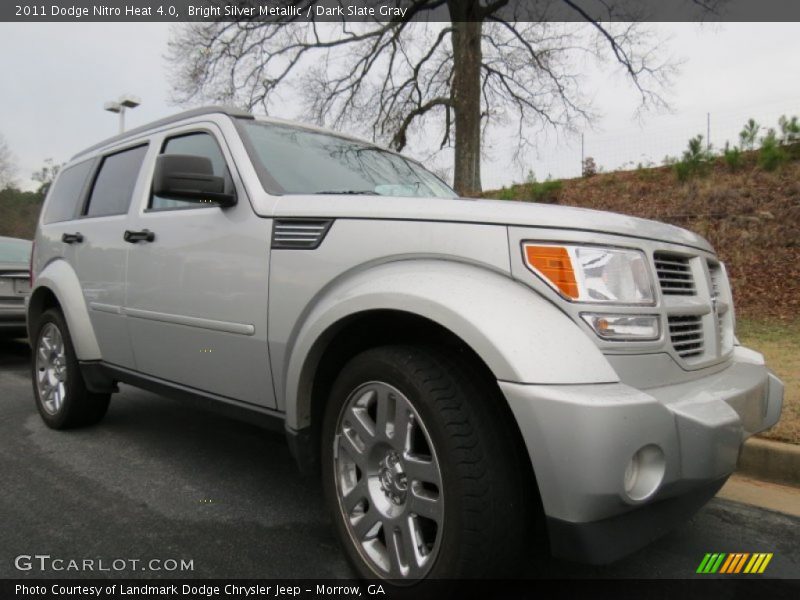 Bright Silver Metallic / Dark Slate Gray 2011 Dodge Nitro Heat 4.0