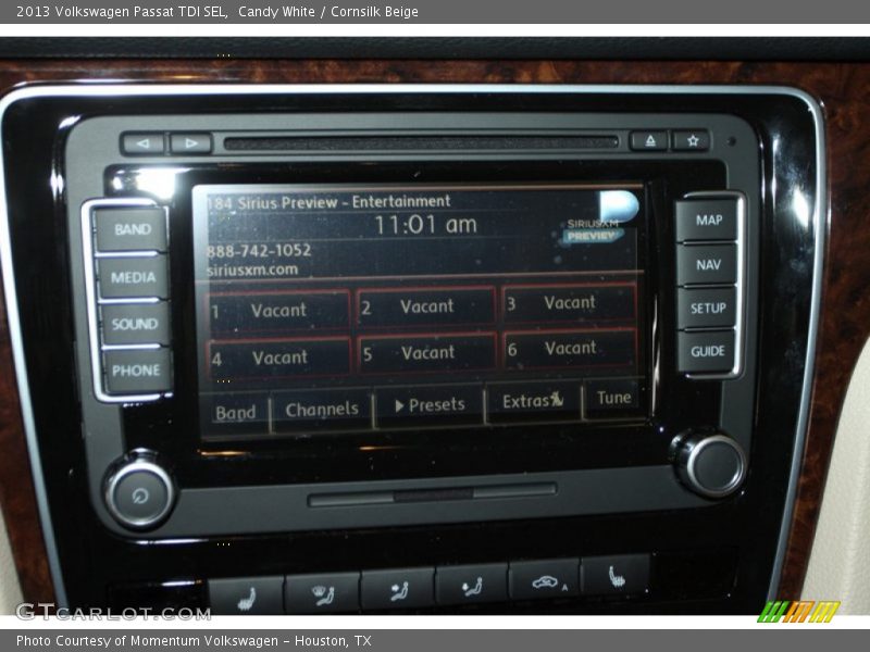 Candy White / Cornsilk Beige 2013 Volkswagen Passat TDI SEL