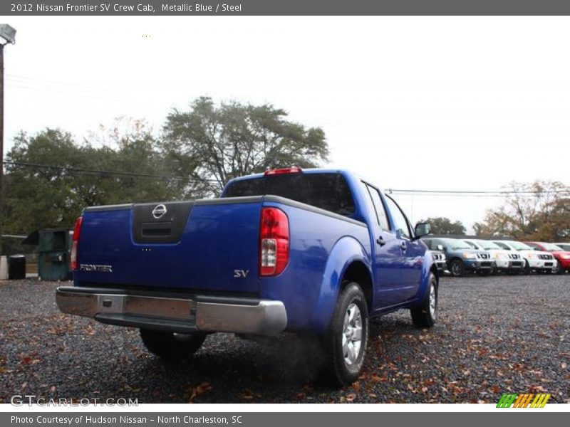 Metallic Blue / Steel 2012 Nissan Frontier SV Crew Cab