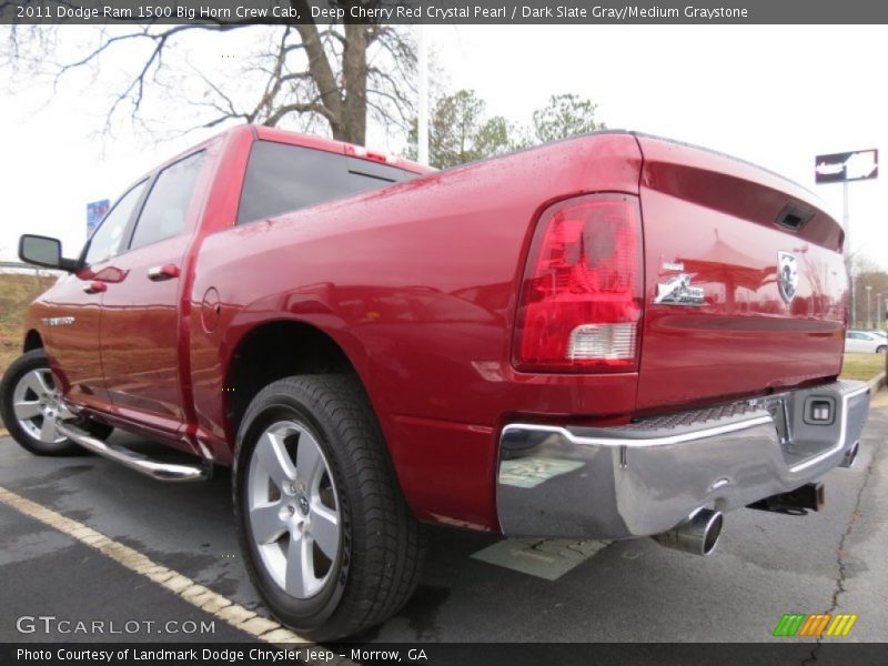 Deep Cherry Red Crystal Pearl / Dark Slate Gray/Medium Graystone 2011 Dodge Ram 1500 Big Horn Crew Cab