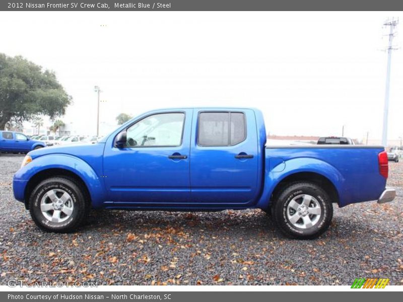 Metallic Blue / Steel 2012 Nissan Frontier SV Crew Cab