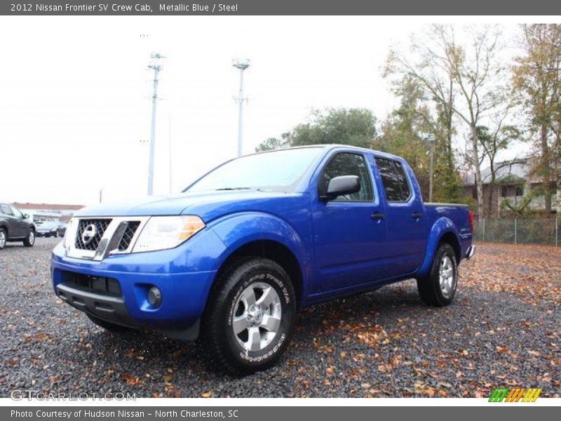 Metallic Blue / Steel 2012 Nissan Frontier SV Crew Cab