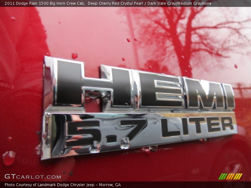 Deep Cherry Red Crystal Pearl / Dark Slate Gray/Medium Graystone 2011 Dodge Ram 1500 Big Horn Crew Cab