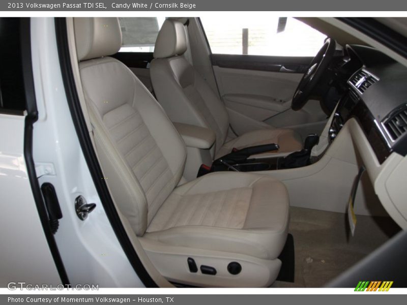 Candy White / Cornsilk Beige 2013 Volkswagen Passat TDI SEL