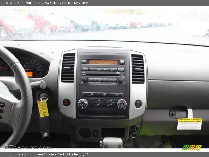 Metallic Blue / Steel 2012 Nissan Frontier SV Crew Cab