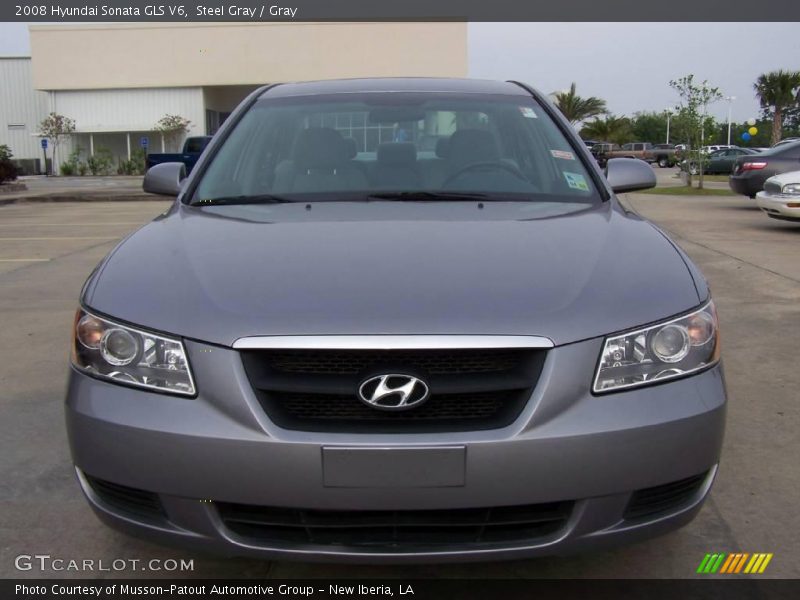 Steel Gray / Gray 2008 Hyundai Sonata GLS V6