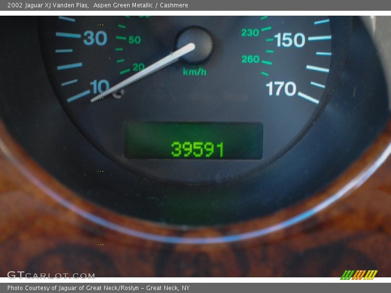 Aspen Green Metallic / Cashmere 2002 Jaguar XJ Vanden Plas
