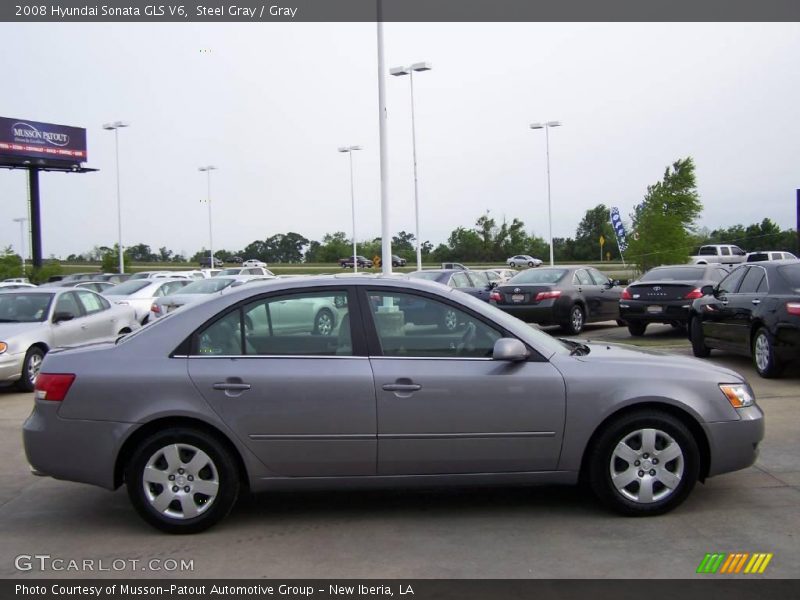 Steel Gray / Gray 2008 Hyundai Sonata GLS V6