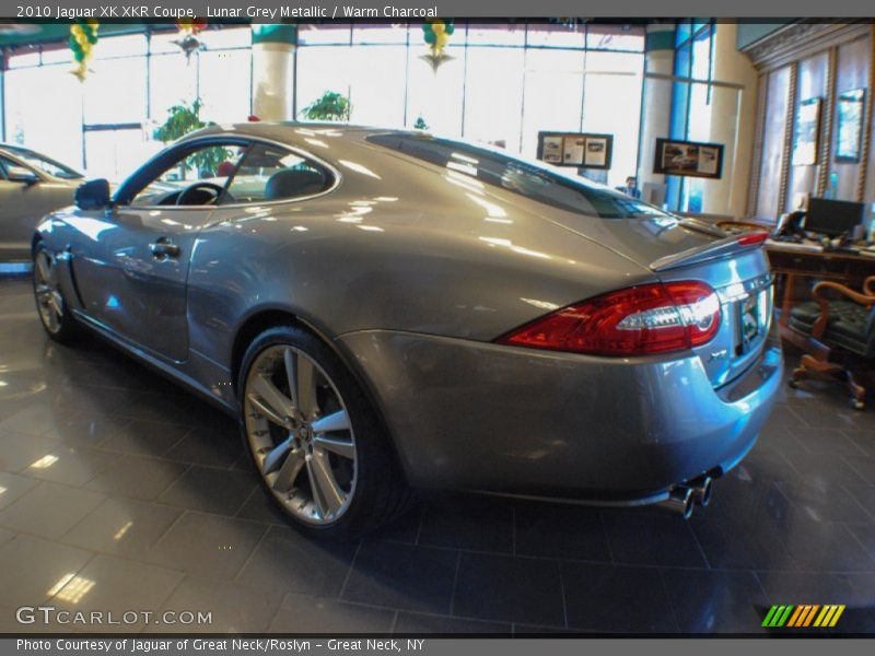 Lunar Grey Metallic / Warm Charcoal 2010 Jaguar XK XKR Coupe