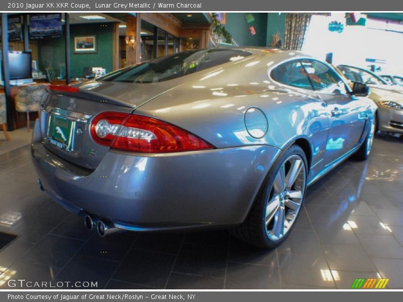 Lunar Grey Metallic / Warm Charcoal 2010 Jaguar XK XKR Coupe
