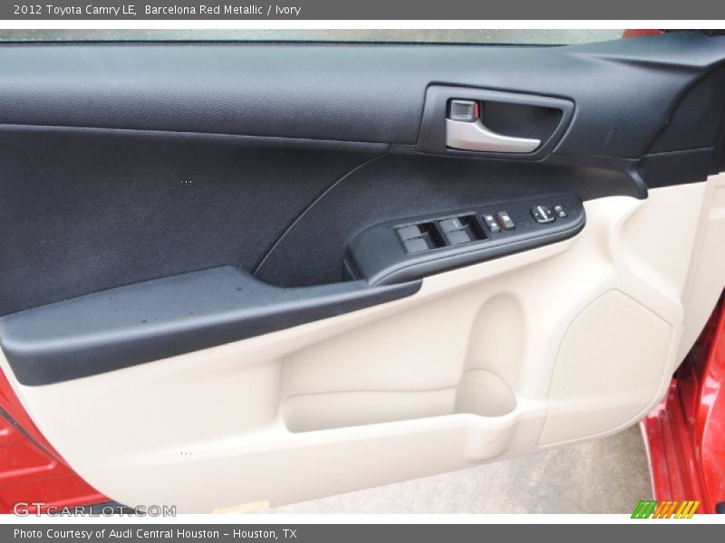 Barcelona Red Metallic / Ivory 2012 Toyota Camry LE