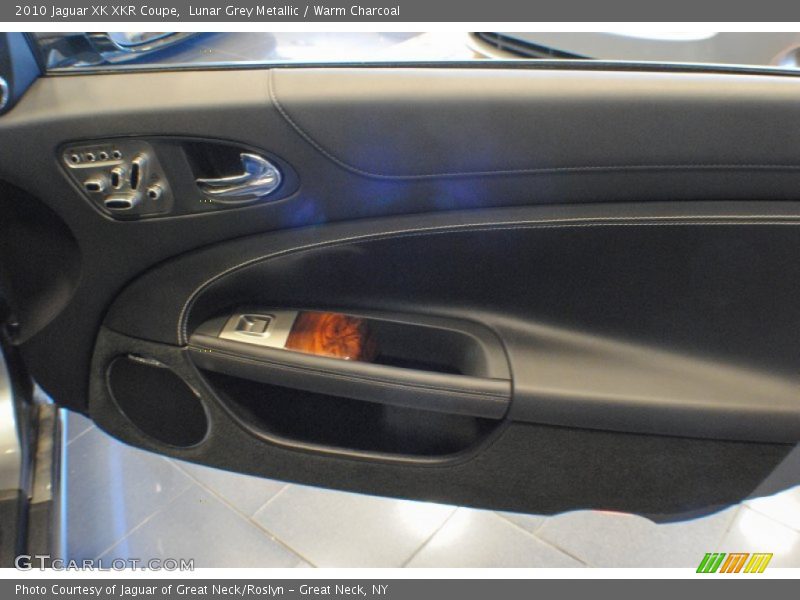 Lunar Grey Metallic / Warm Charcoal 2010 Jaguar XK XKR Coupe