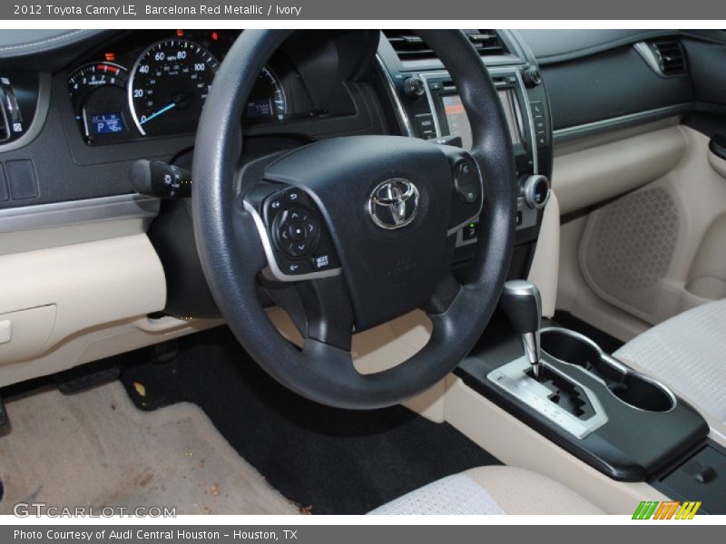 Barcelona Red Metallic / Ivory 2012 Toyota Camry LE
