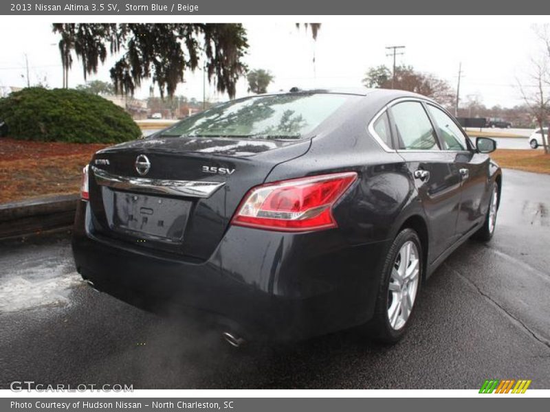 Storm Blue / Beige 2013 Nissan Altima 3.5 SV