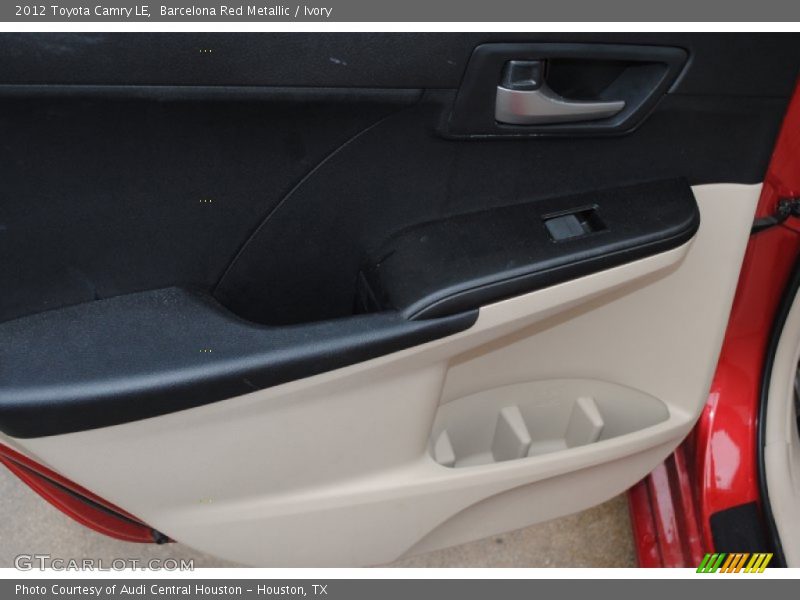 Barcelona Red Metallic / Ivory 2012 Toyota Camry LE