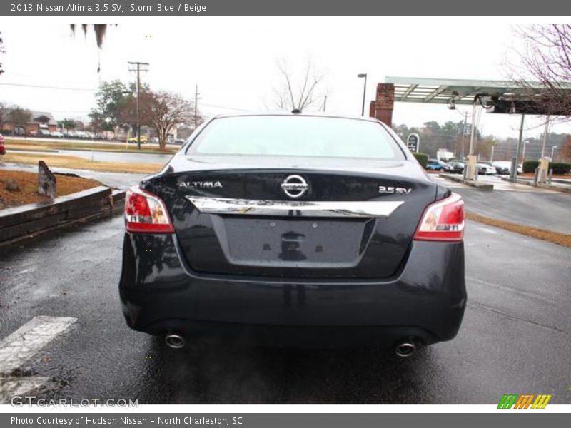 Storm Blue / Beige 2013 Nissan Altima 3.5 SV