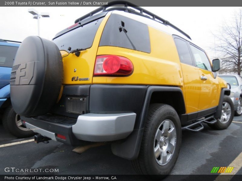 Sun Fusion Yellow / Dark Charcoal 2008 Toyota FJ Cruiser