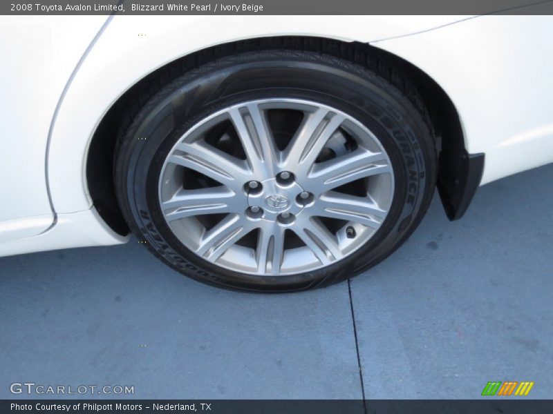 Blizzard White Pearl / Ivory Beige 2008 Toyota Avalon Limited
