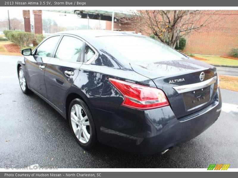 Storm Blue / Beige 2013 Nissan Altima 3.5 SV