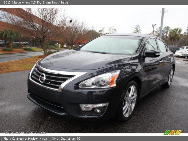 Storm Blue / Beige 2013 Nissan Altima 3.5 SV