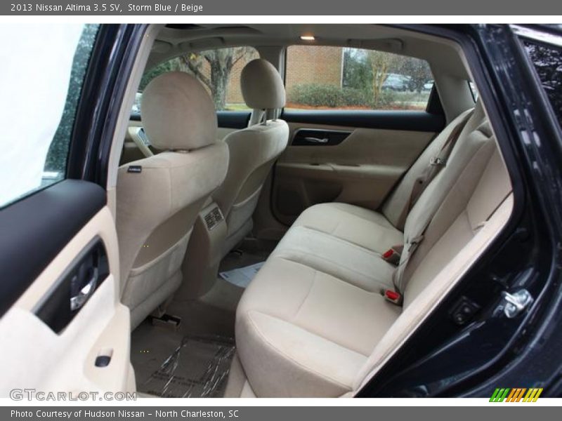 Rear Seat of 2013 Altima 3.5 SV