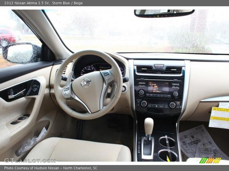 Storm Blue / Beige 2013 Nissan Altima 3.5 SV