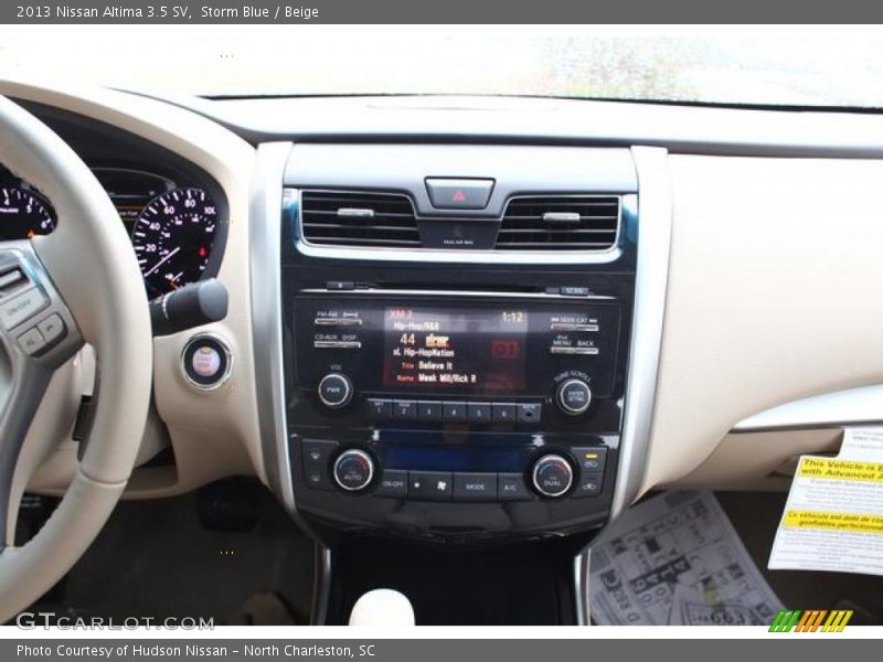 Storm Blue / Beige 2013 Nissan Altima 3.5 SV