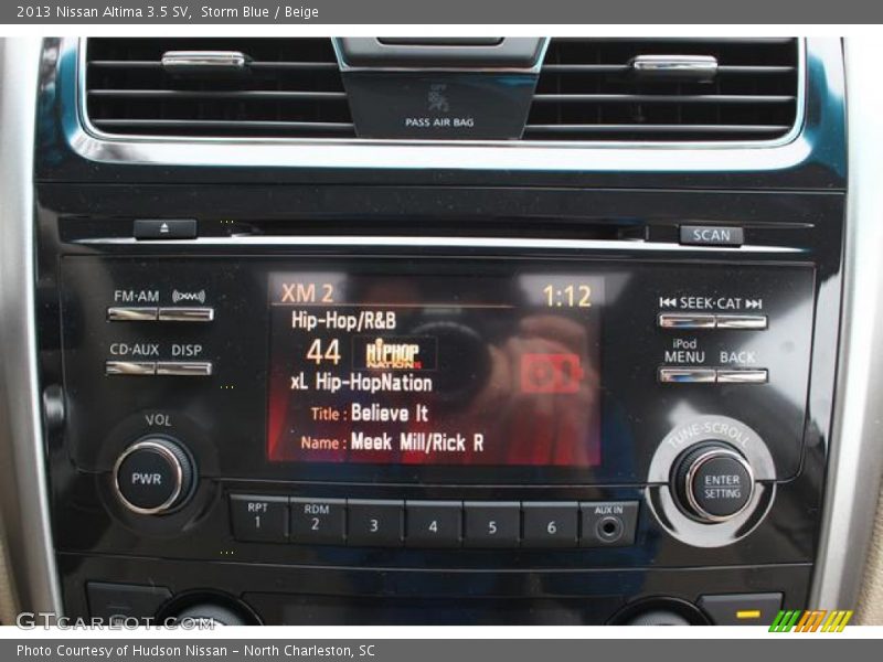 Storm Blue / Beige 2013 Nissan Altima 3.5 SV