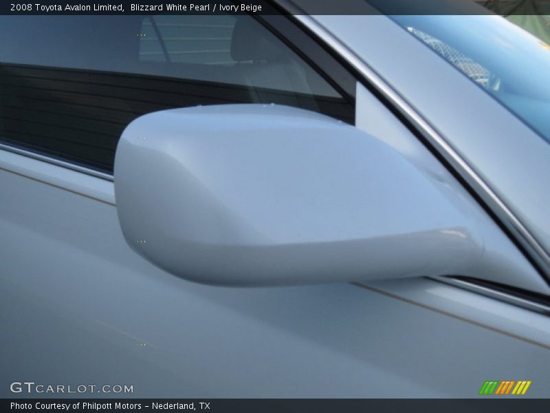 Blizzard White Pearl / Ivory Beige 2008 Toyota Avalon Limited