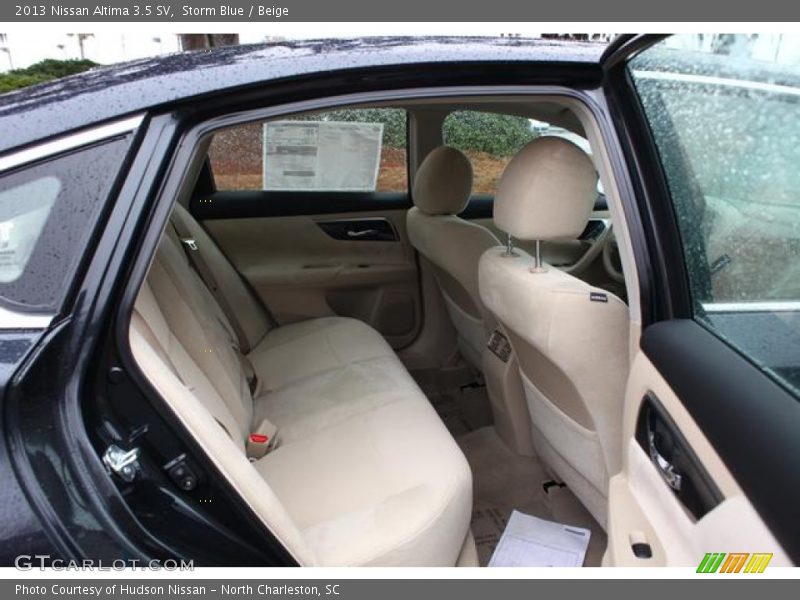 Rear Seat of 2013 Altima 3.5 SV